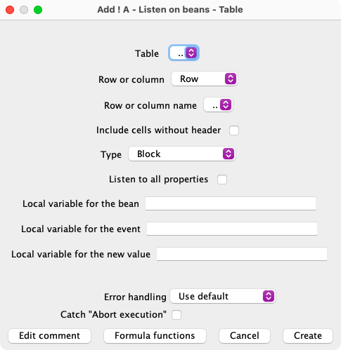LogixNG table for each listen