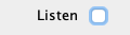 LogixNG listen checkbox