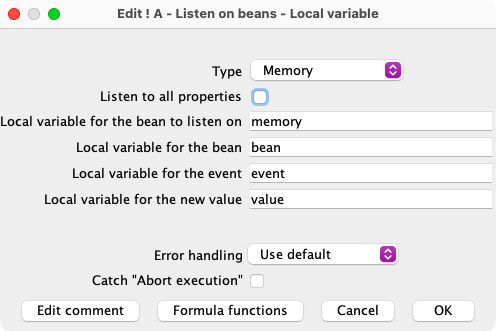 Chapter 5 listen bean local variable