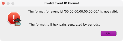 stl event error